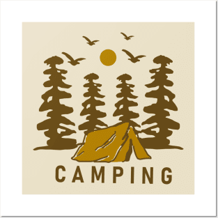 CAMPING Posters and Art